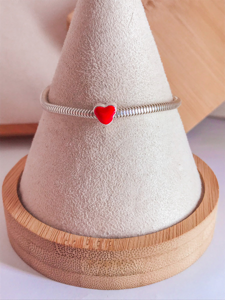 Berloque Coração Mini Vermelho